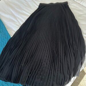 Bailey 44 Pleated Maxi Black Shirt